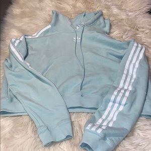 Adidas Cropped Hoodie, size small, never worn